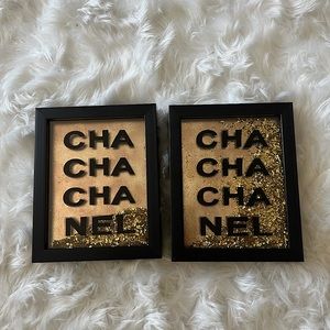 A Pair of Chanel Wall Art